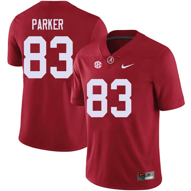 Men #83 John Parker Alabama Crimson Tide College Football Jerseys Sale-Red